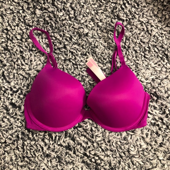Soutien-gorge Victoria's Secret PINK 32DD Push-up Rose - Légerement Porté